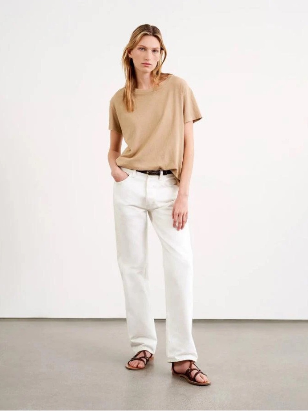 NILI LOTAN Smith cotton mid-rise straight jeans - Picture 2 of 12